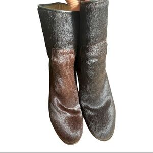 FRYE Parker Calf Hair Zip Ankle Boot Leather 7M